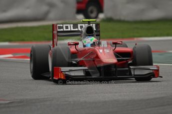 © Octane Photographic Ltd. GP2 Autumn Test – Circuit de Catalunya – Barcelona. Tuesday 30th October 2012 Afternoon session - Scuderia Coloni - Riccardo Agostini. Digital Ref : 0552lw7d1393