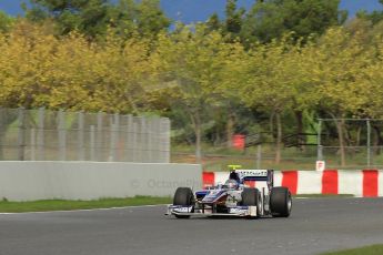 © Octane Photographic Ltd. GP2 Autumn Test – Circuit de Catalunya – Barcelona. Wednesday 31st October 2012 Afternoon session. Digital Ref :