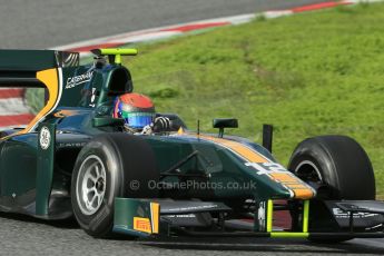 © Octane Photographic Ltd. GP2 Autumn Test – Circuit de Catalunya – Barcelona. Wednesday 31st October 2012 Afternoon session - Caterham Racing - Alexander Rossi. Digital Ref :