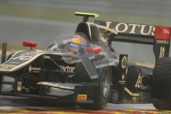 © 2012 Octane Photographic Ltd. Belgian GP Spa - Friday 31st August 2012 - GP2 Practice - Lotus GP - Esteban Gutierrez. Digital Ref :