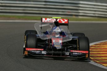 World © Octanephotos.co.uk All rights reserved. Joylon Palmer takes on Spa-Francorchamps during GP2 Feature Race 1 2012