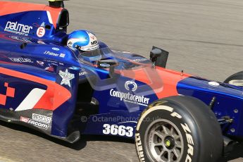 World © Octanephotos.co.uk All rights reserved. Joylon Palmer takes on Spa-Francorchamps during GP2 Feature Race 2 2012