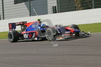 World © Octanephotos.co.uk All rights reserved. Joylon Palmer takes on Spa-Francorchamps during GP2 Feature Race 2 2012