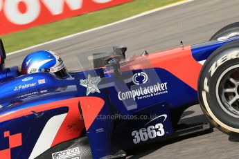 World © Octanephotos.co.uk All rights reserved. Joylon Palmer takes on Spa-Francorchamps during GP2 Feature Race 2 2012
