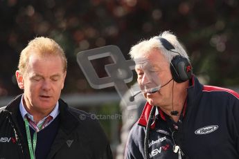 World © Octanephotos.co.uk All rights reserved. Jonathan Palmer and iSport International boss Paul Jackson. 2nd September 2012.