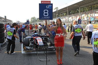 (c) World Copyright www.octanephotos.co.uk 2012 Monza GP2 Sprint Race - Jolyon Palmer takes 3rd place on the poduim.