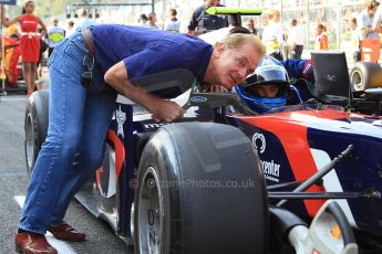 (c) World Copyright www.octanephotos.co.uk 2012 Monza GP2 Sprint Race - Jolyon Palmer takes 3rd place on the poduim.