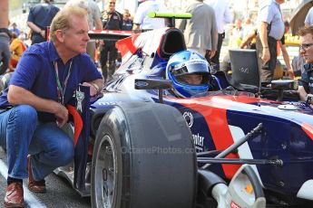 (c) World Copyright www.octanephotos.co.uk 2012 Monza GP2 Sprint Race - Jolyon Palmer takes 3rd place on the poduim.