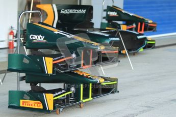 © Octane Photographic Ltd. GP2 Winter testing Jerez Day 1, Tuesday 28th February 2012. Caterham Racing, Rodolfo Gonzales and Eric van der Garde. Digital Ref :