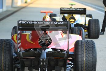 © Octane Photographic Ltd. GP2 Winter testing Jerez Day 1, Tuesday 28th February 2012. Racing Engineering, Fabio Leimer and DAMS, Davide Valsecchi. Digital Ref :