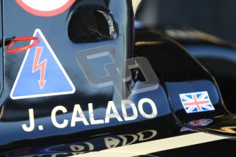© Octane Photographic Ltd. GP2 Winter testing Jerez Day 1, Tuesday 28th February 2012. Lotus GP, James Calado. Digital Ref :