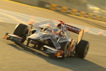 © Octane Photographic Ltd. GP2 Winter testing Jerez Day 1, Tuesday 28th February 2012. Venezuela GP Lazarus, Fabrizio Crestani. Digital Ref :