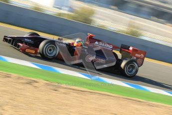 © Octane Photographic Ltd. GP2 Winter testing Jerez Day 1, Tuesday 28th February 2012. Venezuela GP Lazarus, Fabrizio Crestani. Digital Ref :