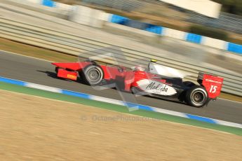 © Octane Photographic Ltd. GP2 Winter testing Jerez Day 1, Tuesday 28th February 2012. Scuderia Coloni, Fabio Onidi. Digital Ref :