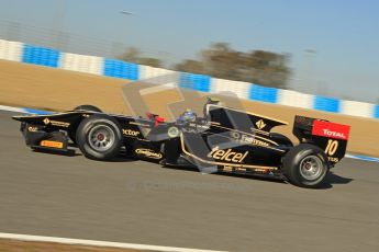 © Octane Photographic Ltd. GP2 Winter testing Jerez Day 1, Tuesday 28th February 2012. Lotus GP, Esteban Gutierrez. Digital Ref :