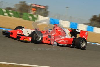 © Octane Photographic Ltd. GP2 Winter testing Jerez Day 1, Tuesday 28th February 2012. Arden International, Simon Trummer. Digital Ref :