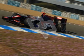 © Octane Photographic Ltd. GP2 Winter testing Jerez Day 1, Tuesday 28th February 2012. iSport International, Marcus Ericsson. Digital Ref :