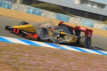 © Octane Photographic Ltd. GP2 Winter testing Jerez Day 1, Tuesday 28th February 2012. DAMS, Davide Valsecchi. Digital Ref :