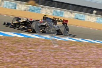 © Octane Photographic Ltd. GP2 Winter testing Jerez Day 1, Tuesday 28th February 2012. Lotus GP, Esteban Gutierrez. Digital Ref :