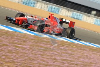 © Octane Photographic Ltd. GP2 Winter testing Jerez Day 1, Tuesday 28th February 2012. Arden International, Simon Trummer. Digital Ref :