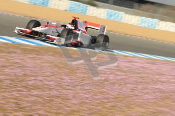 © Octane Photographic Ltd. GP2 Winter testing Jerez Day 1, Tuesday 28th February 2012. Rapax, Dani Clos. Digital Ref :