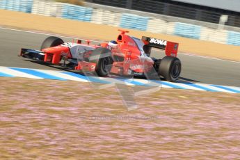 © Octane Photographic Ltd. GP2 Winter testing Jerez Day 1, Tuesday 28th February 2012. Arden International, Simon Trummer. Digital Ref :