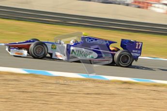 © Octane Photographic Ltd. GP2 Winter testing Jerez Day 1, Tuesday 28th February 2012. Trident Racing, Julian Leal. Digital Ref :