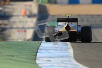 © Octane Photographic Ltd. GP2 Winter testing Jerez Day 1, Tuesday 28th February 2012. Caterham Racing, Giedo Van der Garde. Digital Ref :