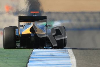 © Octane Photographic Ltd. GP2 Winter testing Jerez Day 1, Tuesday 28th February 2012. Caterham Racing, Rodolfo Gonzales. Digital Ref :