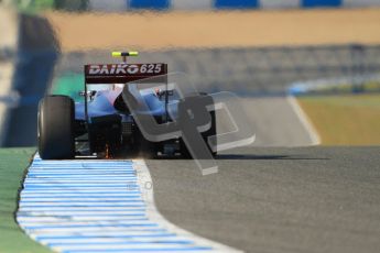 © Octane Photographic Ltd. GP2 Winter testing Jerez Day 1, Tuesday 28th February 2012. Venezuela GP Lazarus, Vittorio Ghirelli. Digital Ref :