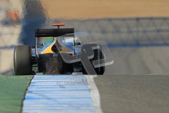 © Octane Photographic Ltd. GP2 Winter testing Jerez Day 1, Tuesday 28th February 2012. Caterham Racing, Rodolfo Gonzales. Digital Ref :