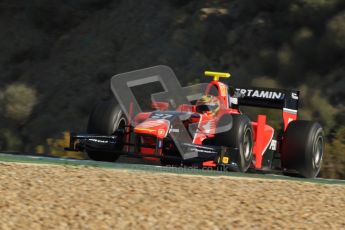 © Octane Photographic Ltd. GP2 Winter testing Jerez Day 1, Tuesday 28th February 2012. Marussia Carlin, Rio Haryanto. Digital Ref :