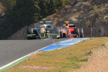 © Octane Photographic Ltd. GP2 Winter testing Jerez Day 1, Tuesday 28th February 2012. Caterham Racing, Giedo Van der Garde. Digital Ref :