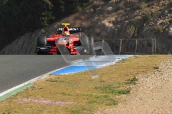 © Octane Photographic Ltd. GP2 Winter testing Jerez Day 1, Tuesday 28th February 2012. Marussia Carlin, Rio Haryanto. Digital Ref :