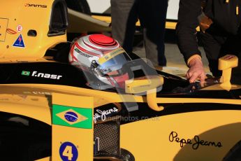 © Octane Photographic Ltd. GP2 Winter testing Jerez Day 1, Tuesday 28th February 2012. DAMS, Feipe Nasr. Digital Ref :