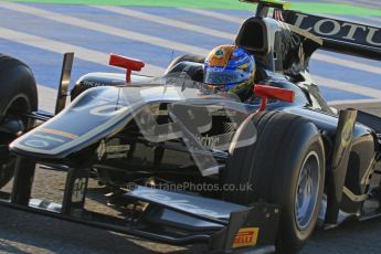 © Octane Photographic Ltd. GP2 Winter testing Jerez Day 1, Tuesday 28th February 2012. Lotus GP, Esteban Gutierrez. Digital Ref :