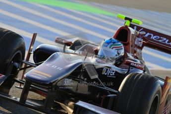 © Octane Photographic Ltd. GP2 Winter testing Jerez Day 1, Tuesday 28th February 2012. Venezuela GP Lazarus, Vittorio Ghirelli. Digital Ref :