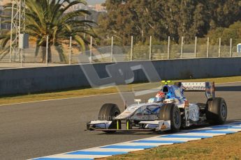 © Octane Photographic Ltd. GP2 Winter testing Jerez Day 1, Tuesday 28th February 2012. Barwa Addax Team, Josef Kral. Digital ref: