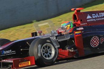 © Octane Photographic Ltd. GP2 Winter testing Jerez Day 1, Tuesday 28th February 2012. Venezuela GP Lazarus, Fabrizio Crestani. Digital Ref :