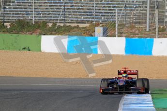 © Octane Photographic Ltd. GP2 Winter testing Jerez Day 1, Tuesday 28th February 2012. Venezuela GP Lazarus, Fabrizio Crestani. Digital Ref :