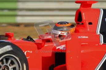 © Octane Photographic Ltd. GP2 Winter testing Jerez Day 1, Tuesday 28th February 2012. Marussia Carlin, Max Chilton. Digital Ref :