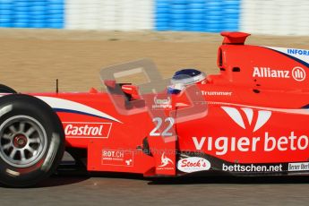 © Octane Photographic Ltd. GP2 Winter testing Jerez Day 1, Tuesday 28th February 2012. Arden International, Simon Trummer. Digital Ref :