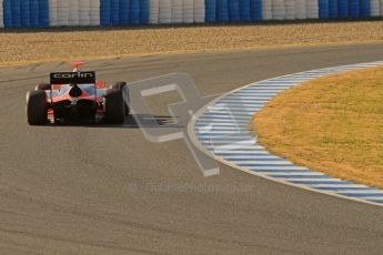© Octane Photographic Ltd. GP2 Winter testing Jerez Day 1, Tuesday 28th February 2012. Marussia Carlin, Max Chilton. Digital Ref :