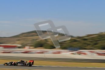 © Octane Photographic Ltd. GP2 Winter testing Jerez Day 1, Tuesday 28th February 2012. Lotus GP, James Calado. Digital Ref :