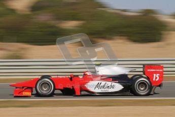 © Octane Photographic Ltd. GP2 Winter testing Jerez Day 1, Tuesday 28th February 2012. Scuderia Coloni, Fabio Onidi. Digital Ref :