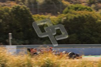 © Octane Photographic Ltd. GP2 Winter testing Jerez Day 1, Tuesday 28th February 2012. Venezuela GP Lazarus, Fabrizio Crestani. Digital Ref :
