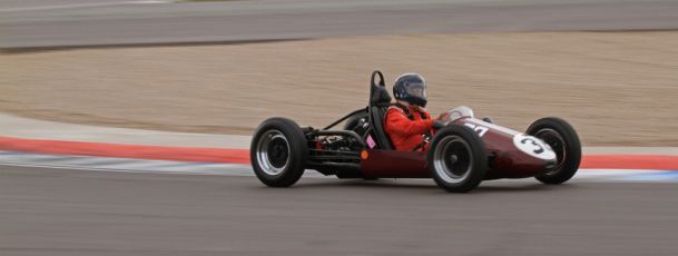 © Octane Photographic Ltd. HSCC Donington Park 17th March 2012. 500cc F3. Kerry Horan - Trenberth Vincent. Digital ref : 0245lw7d8152