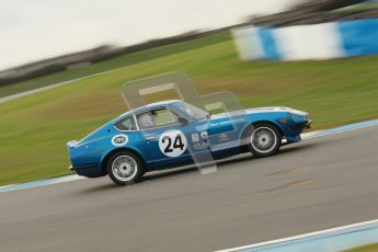 © Octane Photographic Ltd. HSCC Donington Park 17th March 2012. 70’s Road Sports Championship. Charles Barter - Datsun 240Z. Digital ref : 0239cb1d6499