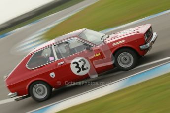 © Octane Photographic Ltd. HSCC Donington Park 17th March 2012. 70’s Road Sports Championship. Nic Strong - Fiat 128. Digital ref : 0239cb1d6511