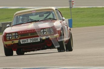 © Octane Photographic Ltd. HSCC Donington Park 17th March 2012. 70’s Road Sports Championship. Alan Hersey - Reliant Scimitar 5a. Digital ref : 0239cb7d3498